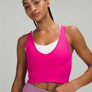 lululemon athletica Fuchsia Reversable Top/Sports bra